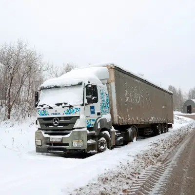 Грузовой тягач Mercedes-Benz Axor 1840L с полуприцепом SCHMITZ S01